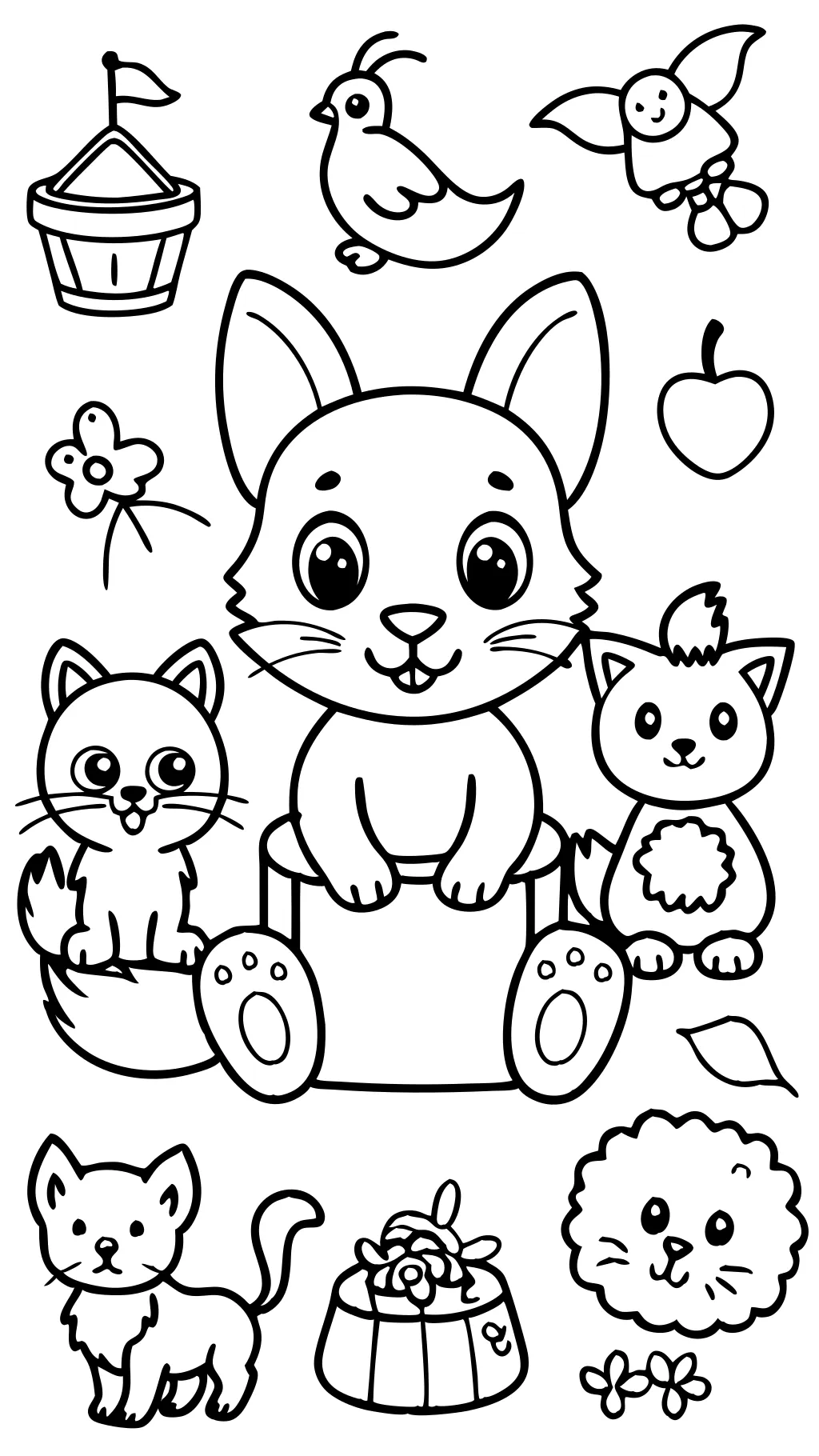 coloring pages small